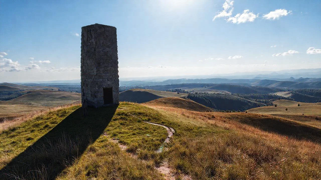 Paisaje sereno, solitario y contemplativo