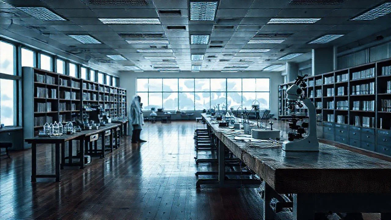 Laboratorio tranquilo, ciencia en detalle