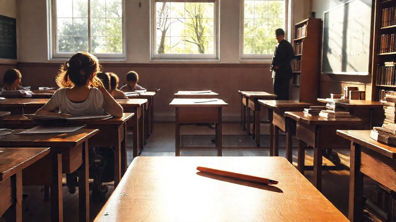 Aula cálida, estudio concentrado y silencioso