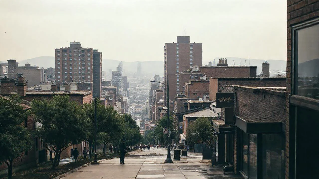 Ciudad vibrante, melancólica y anónima