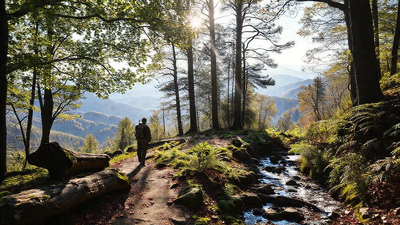 El bosque tranquilo ofrece serenidad y espacio