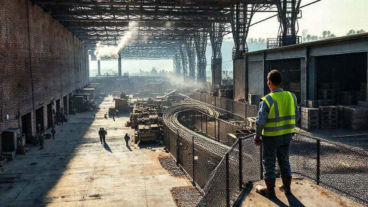 Industria silenciosa, vasta y distante