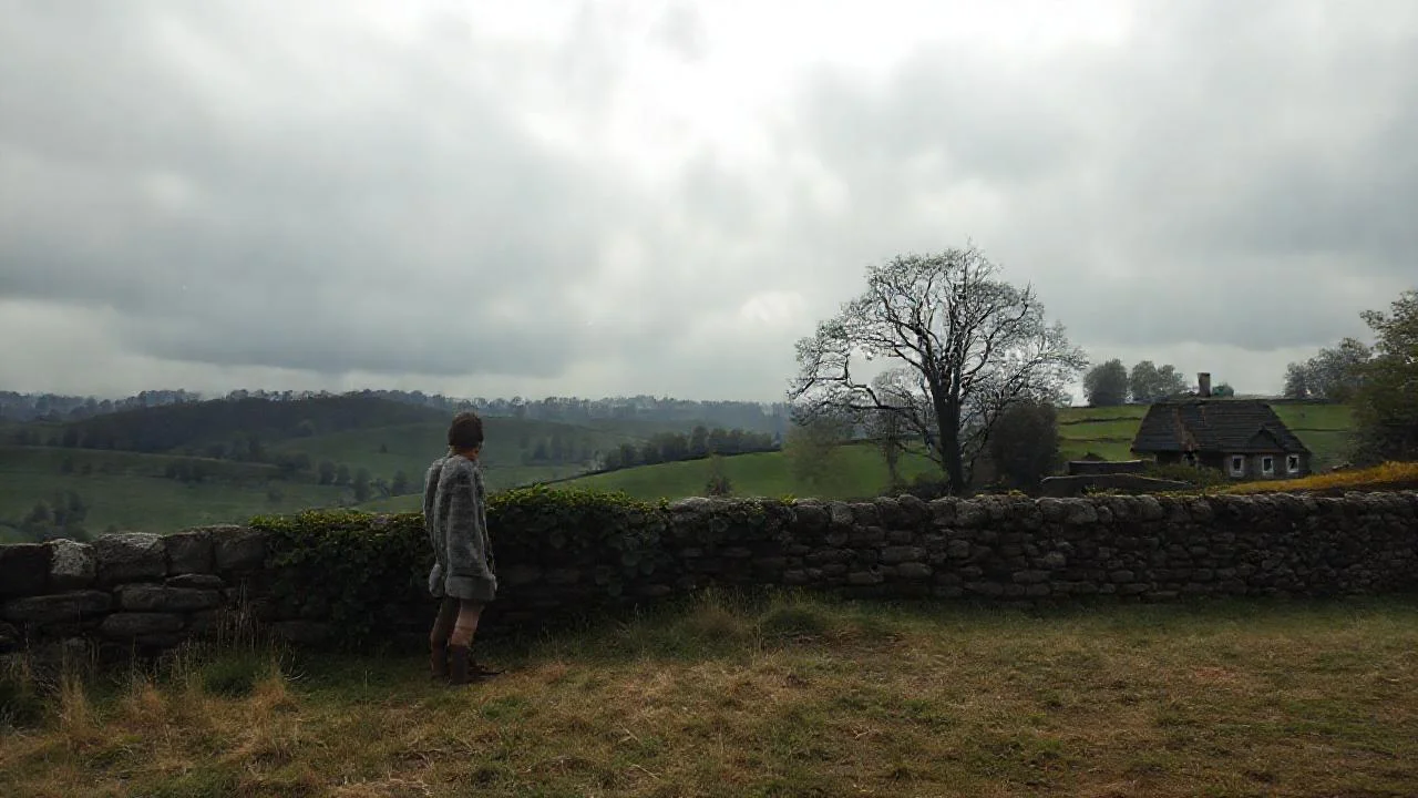 Un paisaje rural tranquilo y sereno