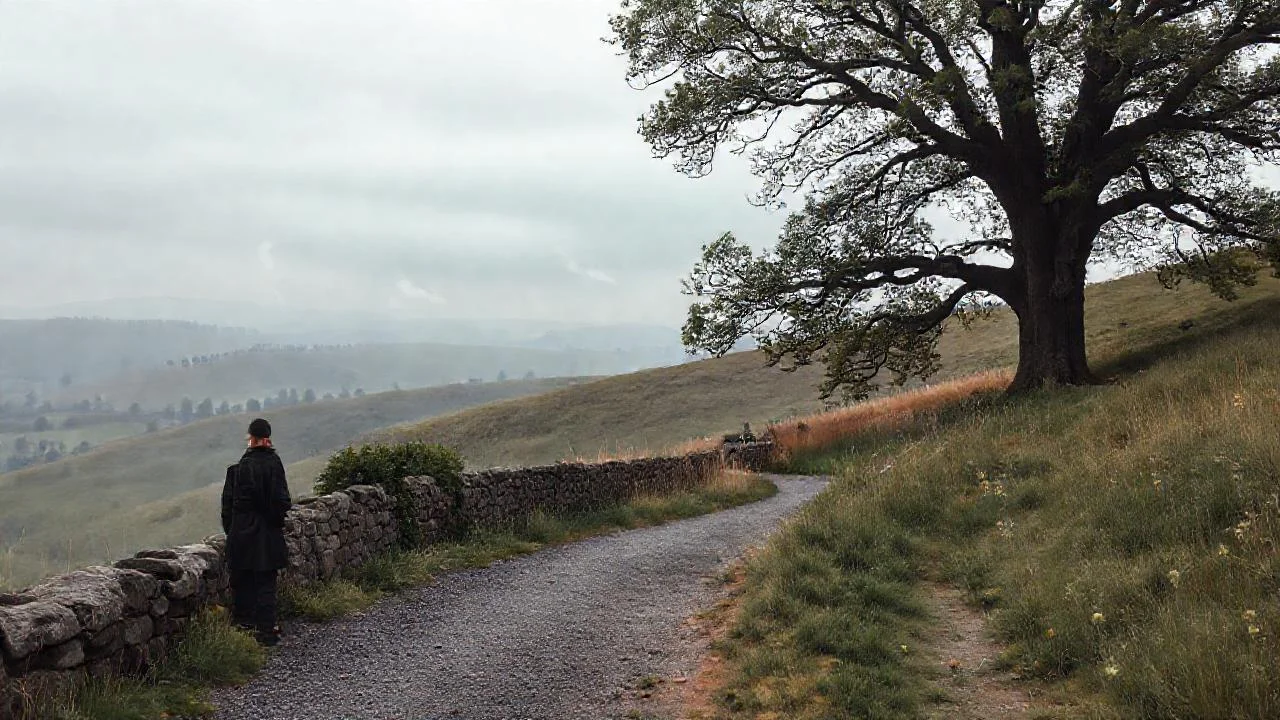 Soledad en un paisaje silencioso