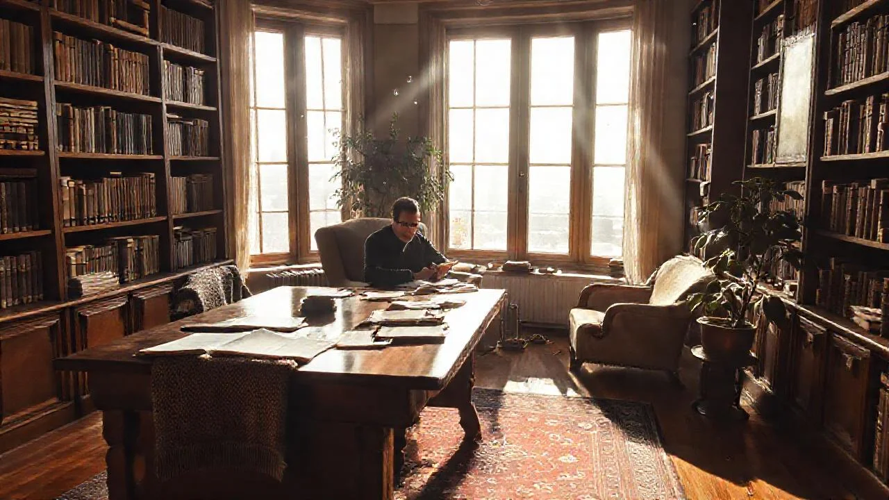 Un estudio tranquilo y reflexivo