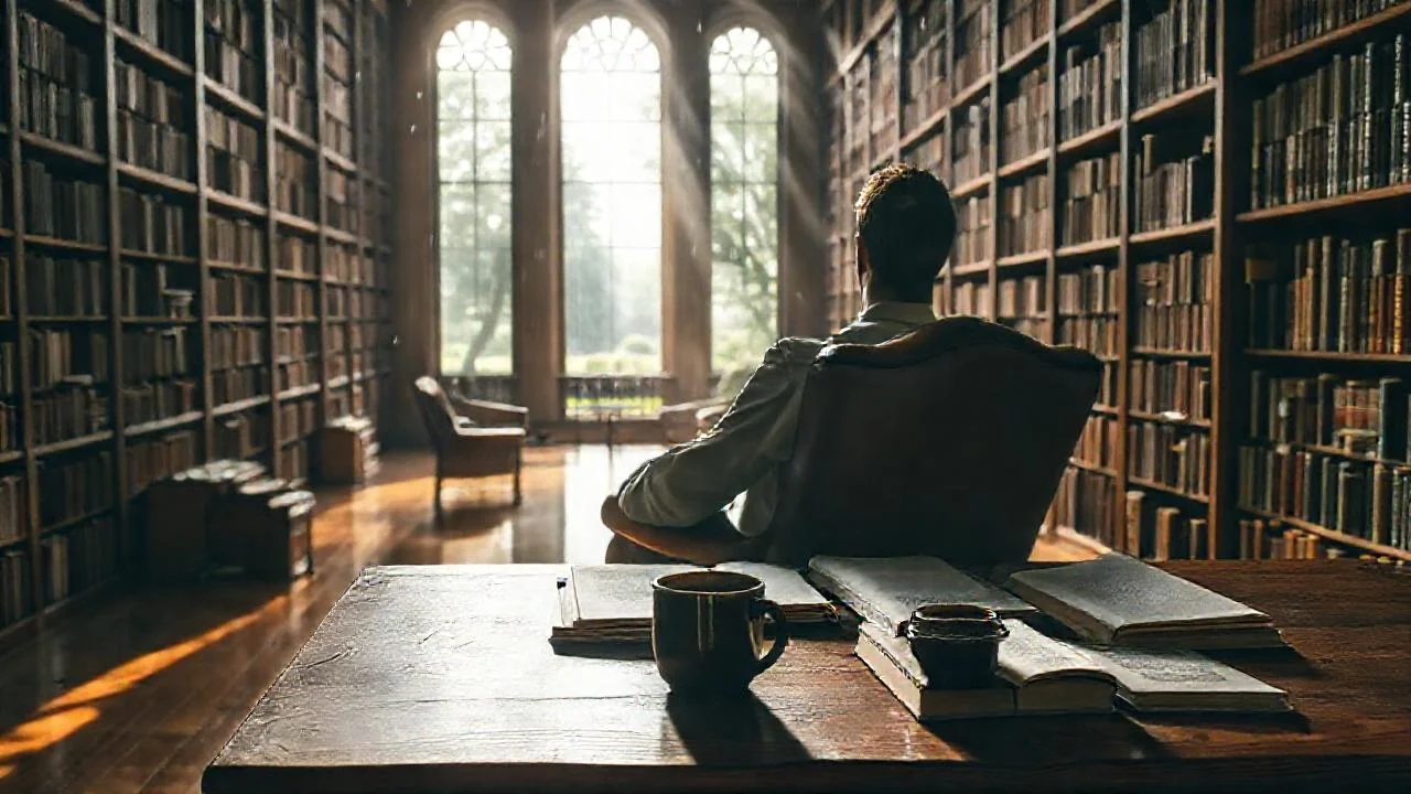 Silencio y contemplación en la biblioteca