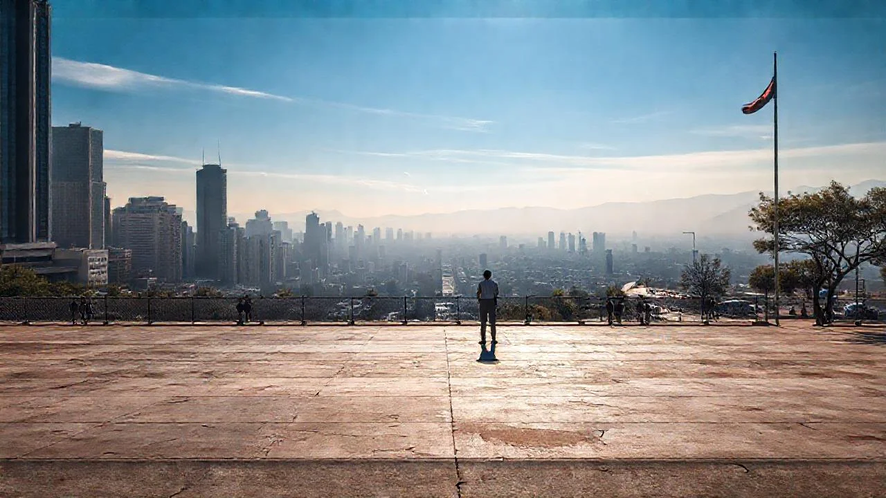 Ciudad amplia, silenciosa y observada