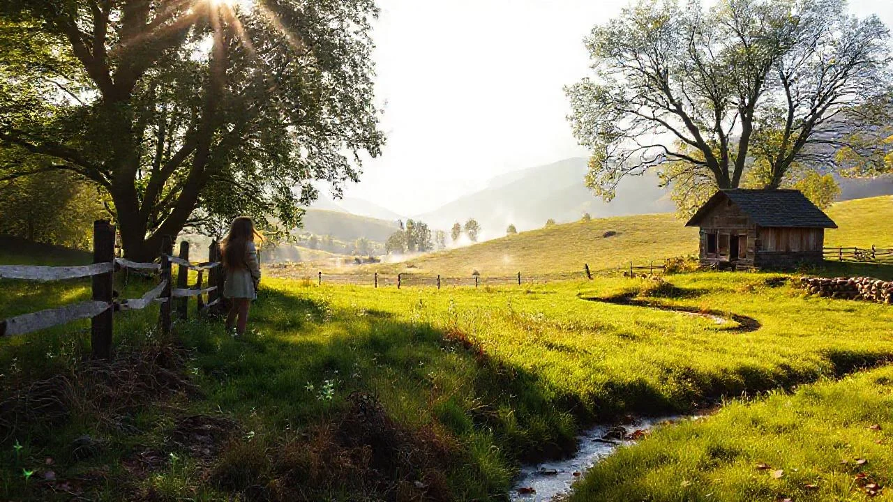 Tranquila belleza rural y melancólica