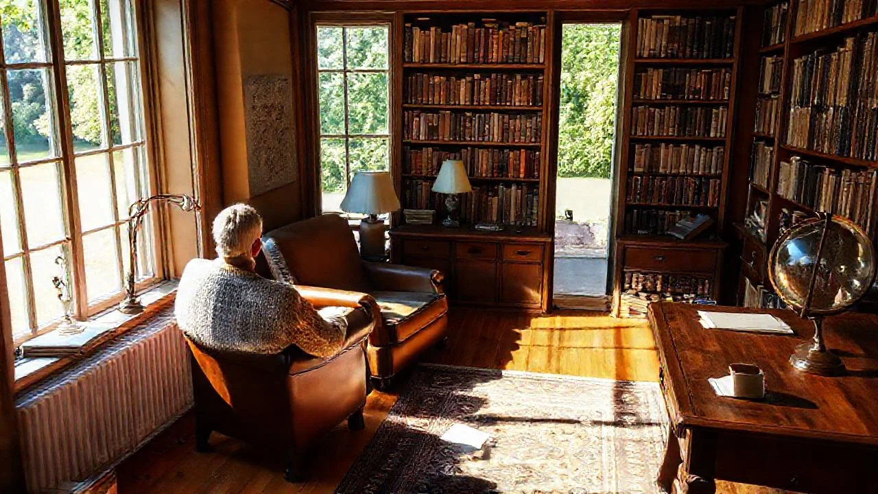 Un estudio tranquilo, bañado en luz