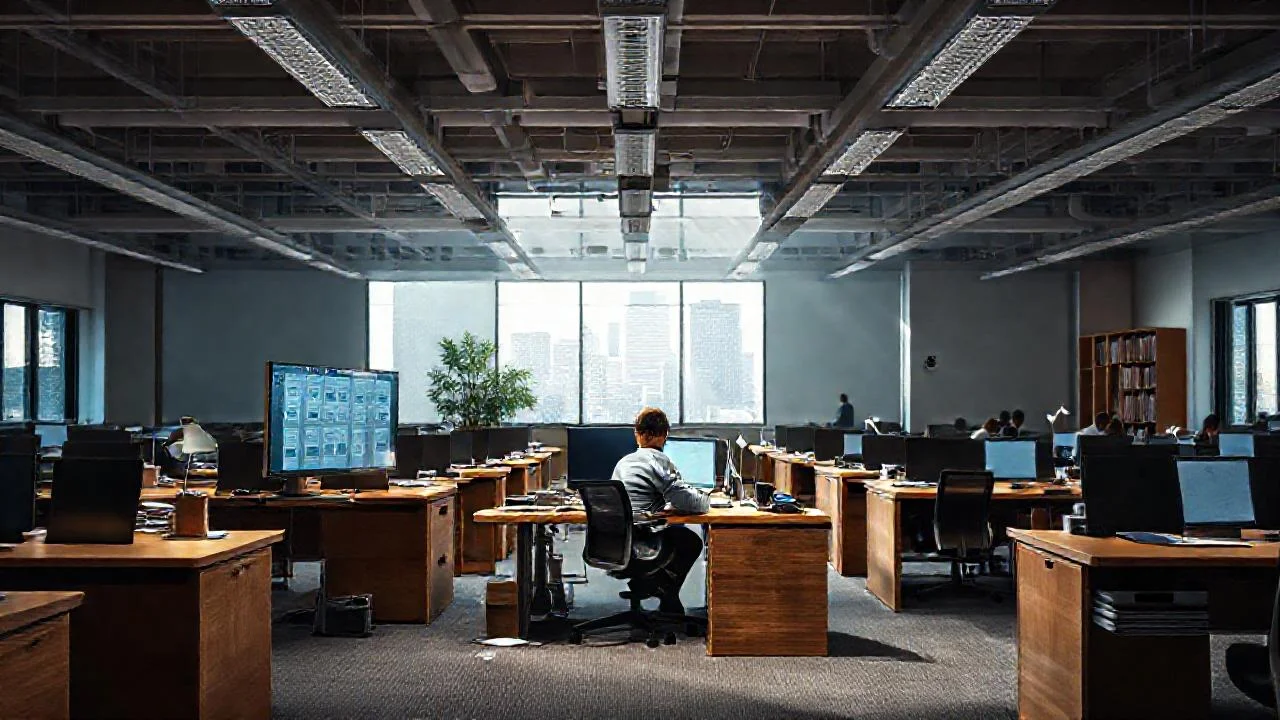 Oficina moderna, productividad y concentración