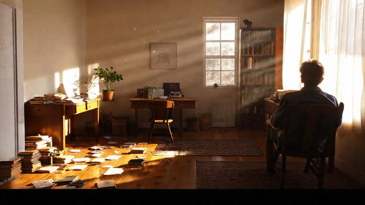 Calma, luz natural y quietud apacible