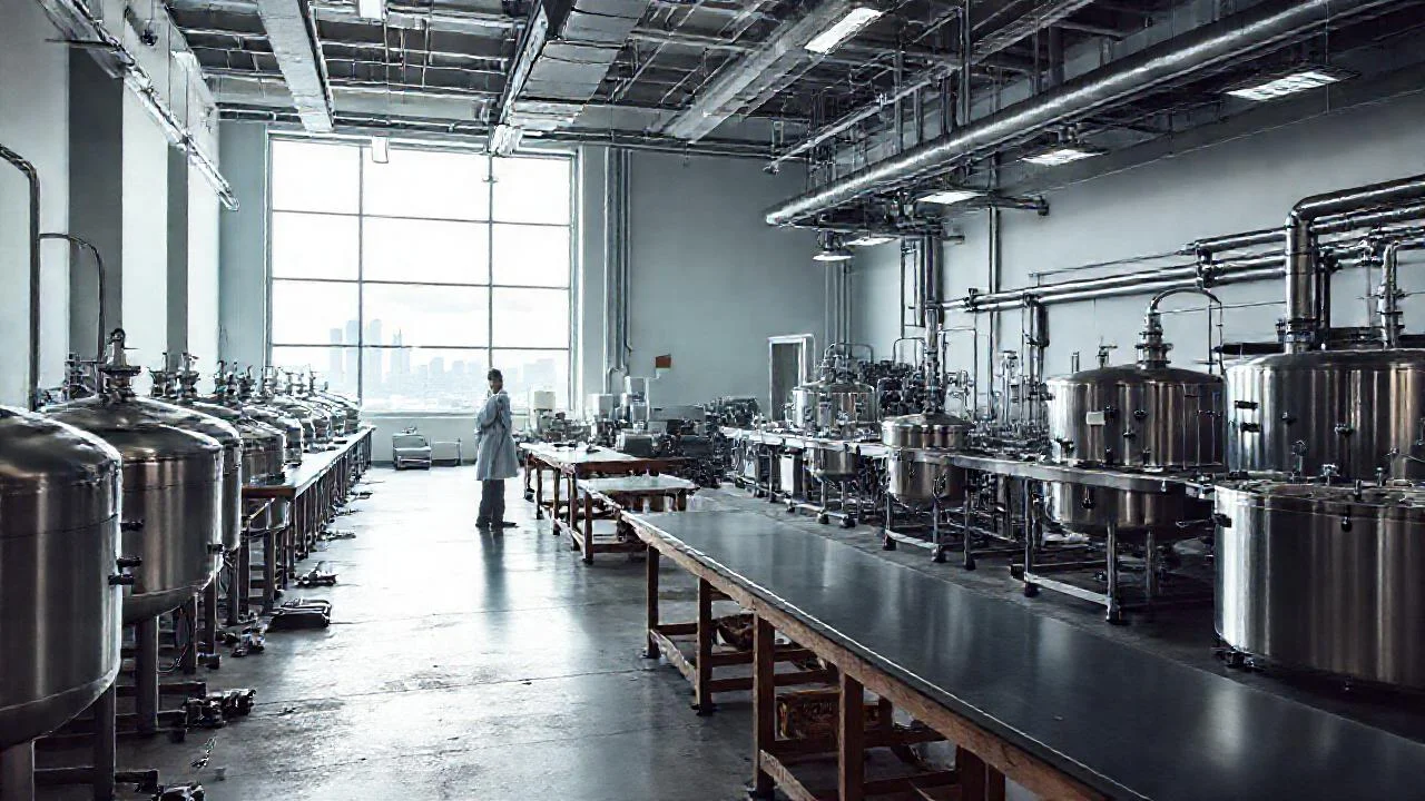 Laboratorio científico, ambiente ordenado y activo