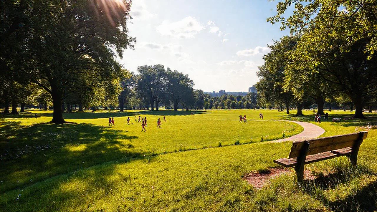 Un parque vibrante y lleno de vida