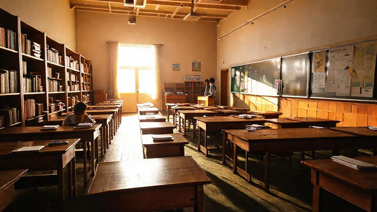 Aula tranquila, aprendizaje centrado en la luz