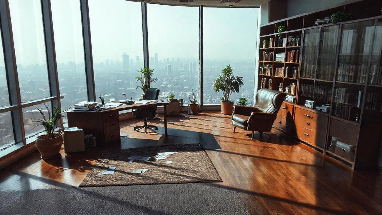 Un espacio de oficina tranquilo y ordenado