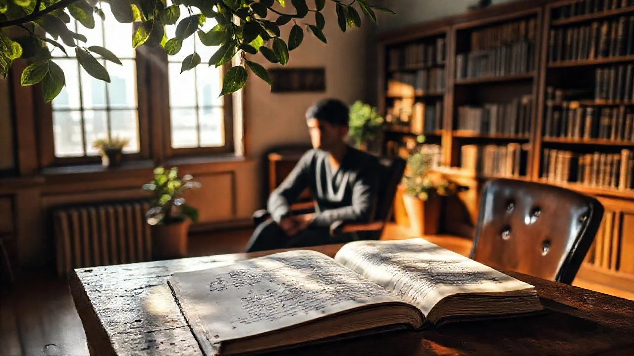 Estudio tranquilo y lleno de luz
