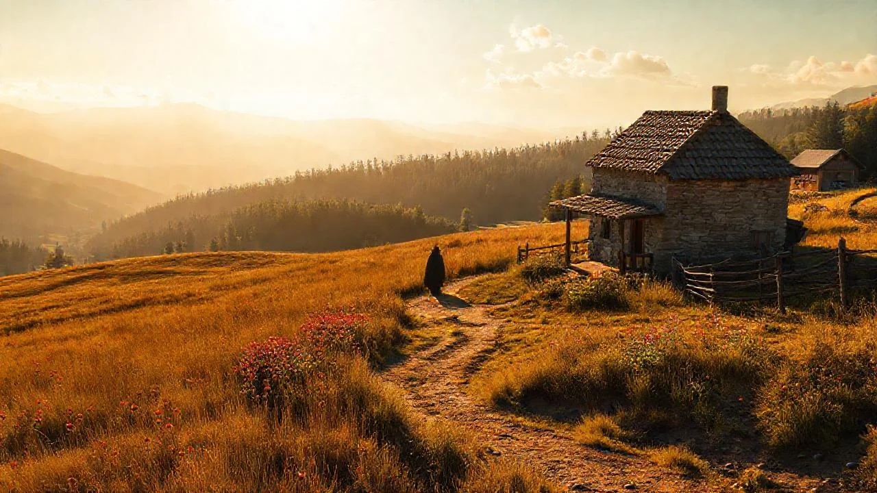 Un paisaje rural y silencioso