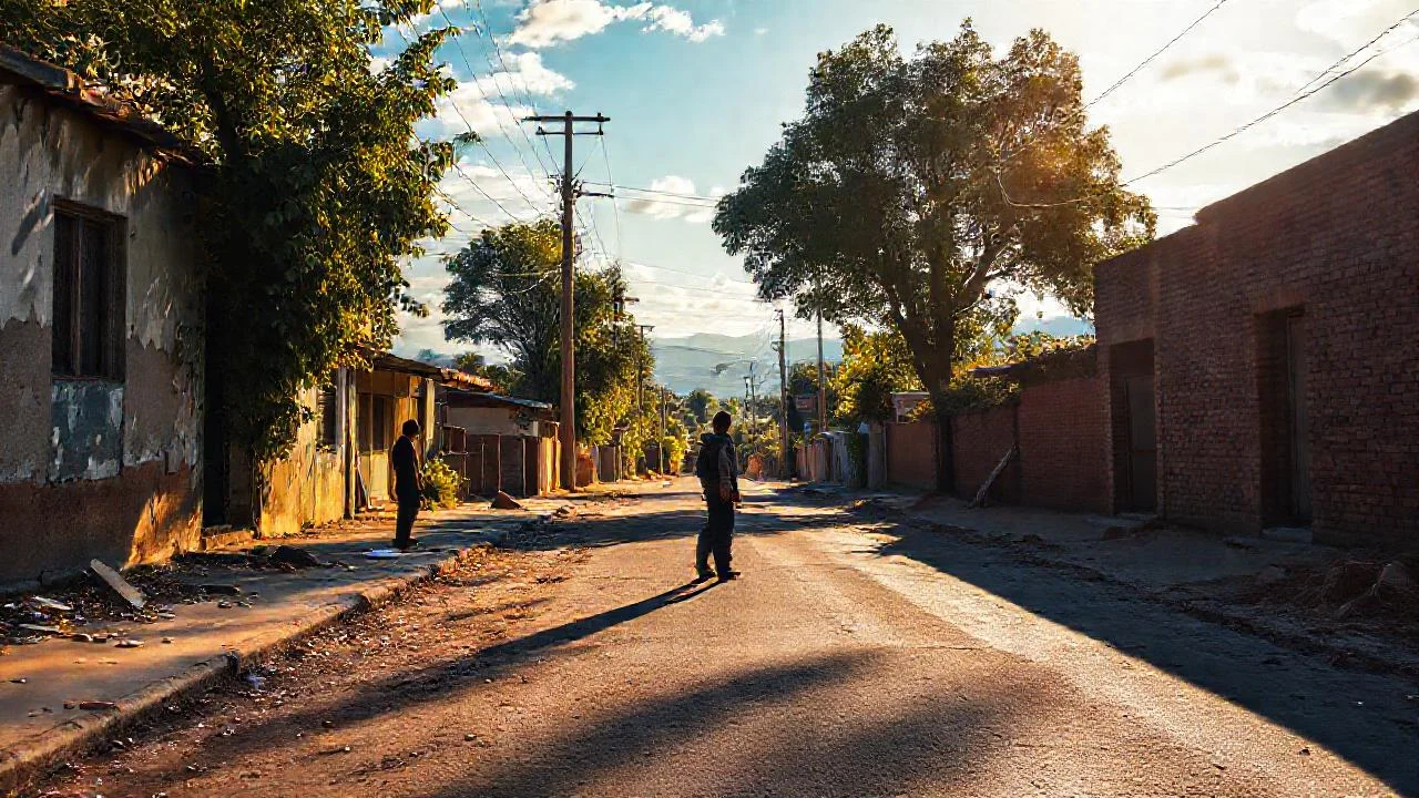 Calles antiguas, sol, y quietud persistente