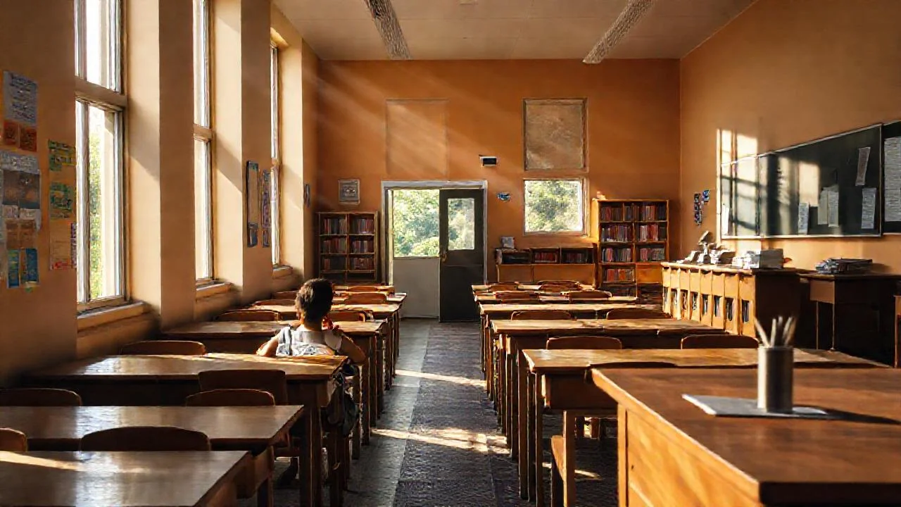 Un aula luminosa y enfocada en aprender