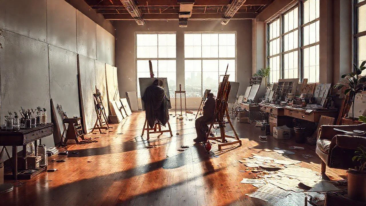 Un artista/científico crea en caos ordenado