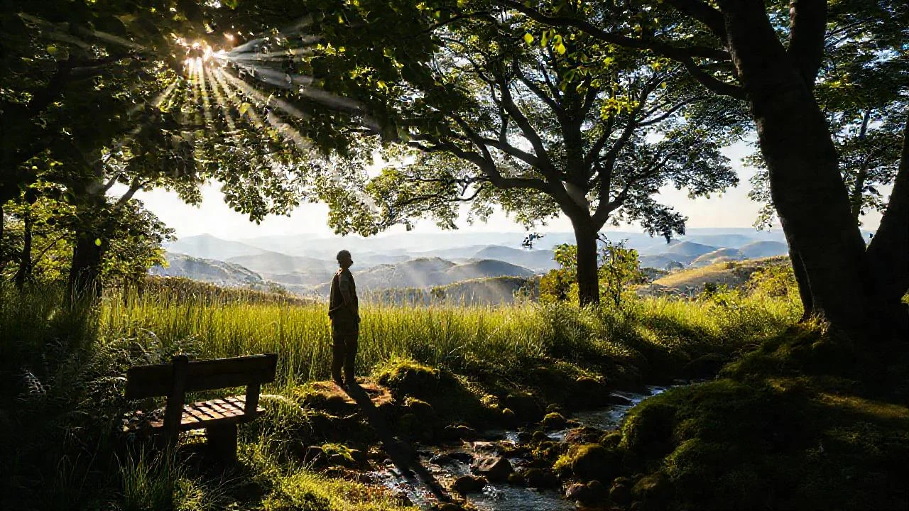 La naturaleza ofrece paz y quietud