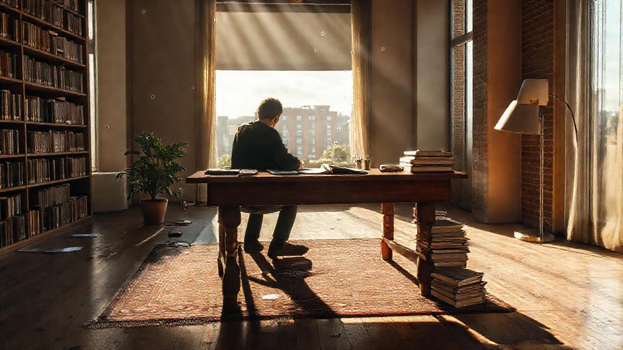 Un estudio tranquilo y contemplativo