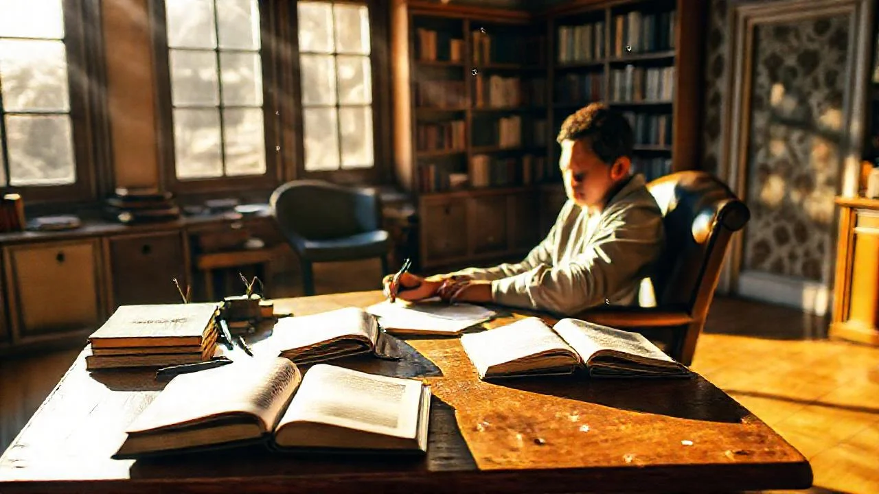 Un estudio tranquilo y acogedor espera