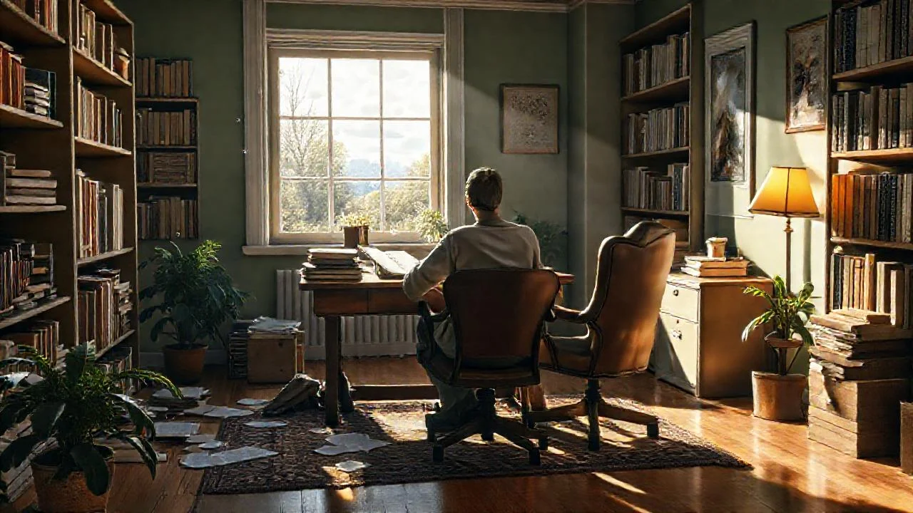 Un estudio tranquilo y contemplativo